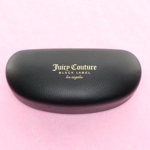 Juicy Couture Black Label Sunglasses Case Large Size • OS • Black/Gold